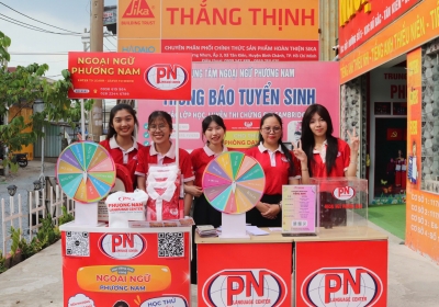 TUYỂN SINH CÙNG TRUNG TÂM NGOẠI NGỮ PHƯƠNG NAM CHI NHÁNH TÂN KIÊN QUẬN BÌNH CHÁNH