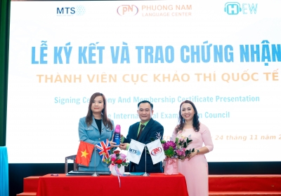 TRUNG TÂM NGOẠI NGỮ PHƯƠNG NAM KÝ KẾT HỢP TÁC VỚI TRUNG TÂM KHẢO THÍ MTS